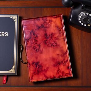 Vintage Otagiri Japan Faux Tortoise Shell Address Book Lacquerware Mid Century